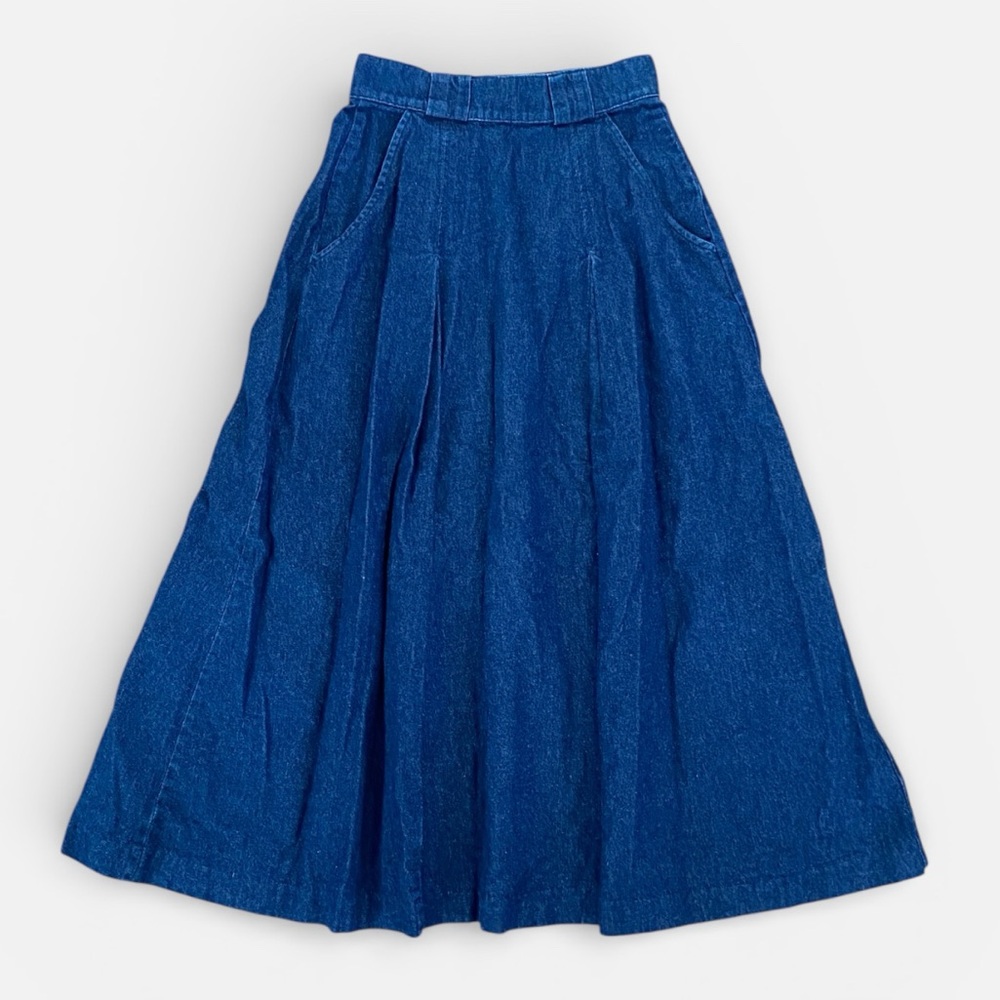 Vintage Bar None Denim Western Skirt
